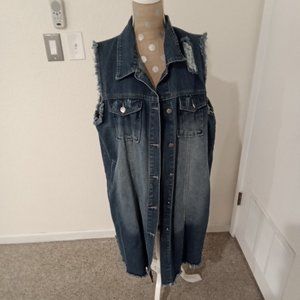 SHEIN Denim Button Down Shirt